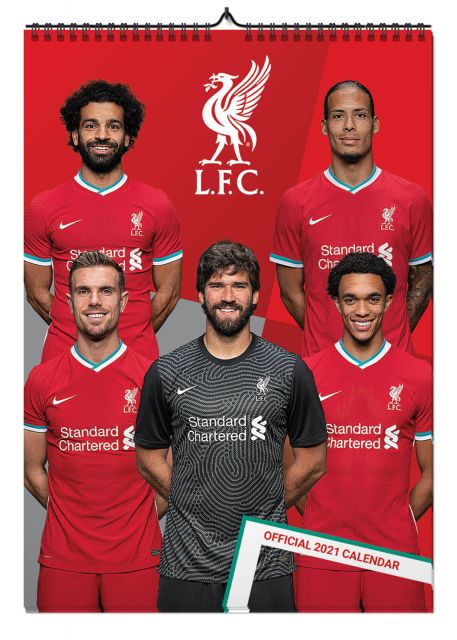 Liverpool FC - kalendarz A3 na 2021 rok