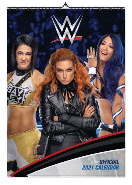 WWE Women - kalendarz A3 na 2021 rok