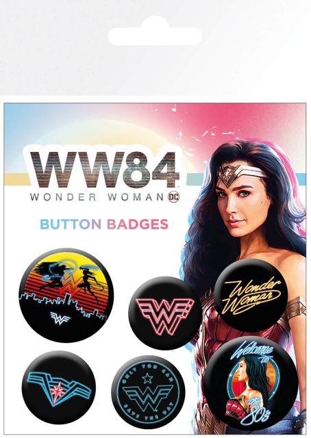 Wonder Woman 84 Neon - przypinki