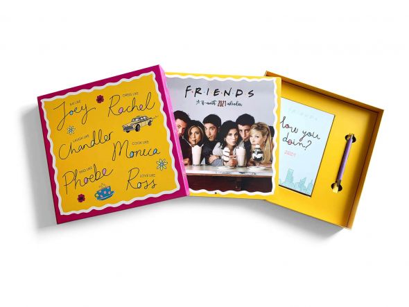 Friends - zestaw na prezent długopis, kalendarz, pamiętnik 2021