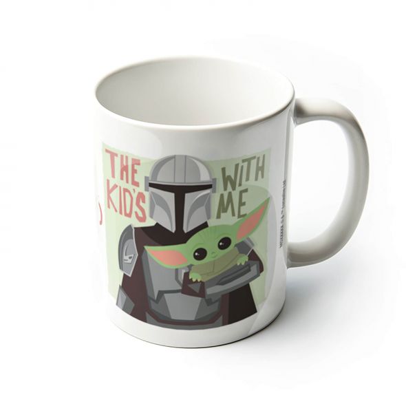 Star Wars The Mandalorian The Kids With Me - kubek