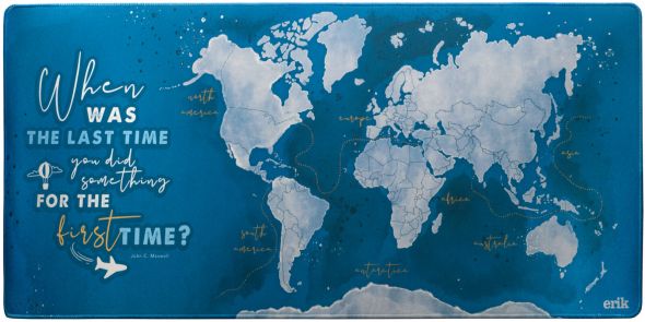 World Map Watercolor - podkładka pod myszkę