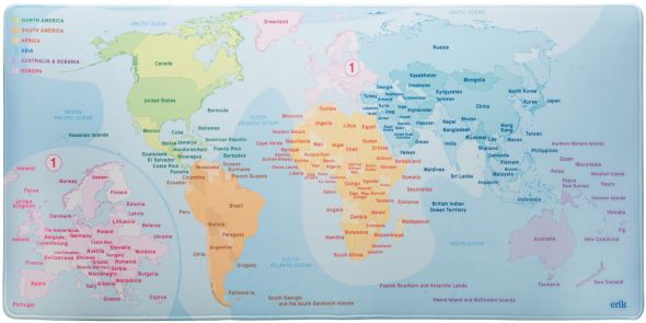 Mapa Świata - podkładka pod myszkę