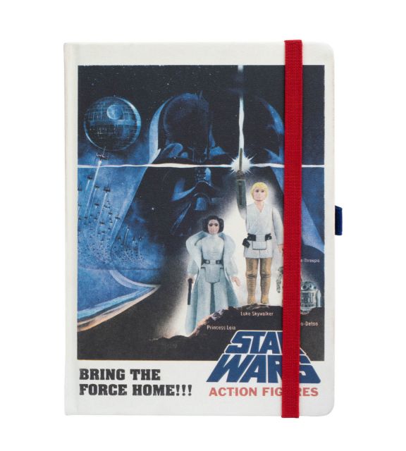 Star Wars Action Figures - notes skórzany A5 z gumką