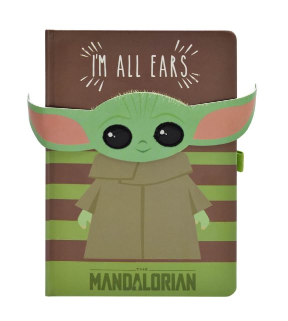 Star Wars The Mandalorian I'm All Ears Green - notes A5