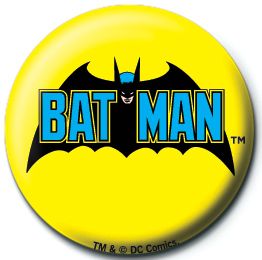 DC Comics Batman Retro Logo - przypinka