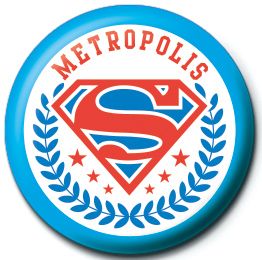 Superman Metropolis - przypinka
