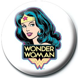 Wonder Woman Head - przypinka