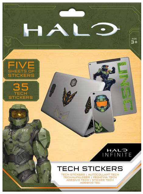 Halo Infinite Battle Pack - naklejki na laptopa