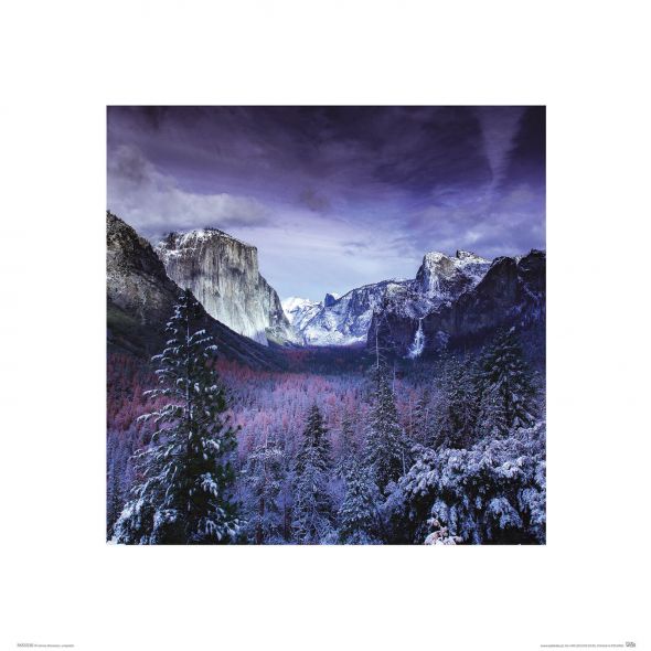 Zimowy Yosemite - reprodukcja