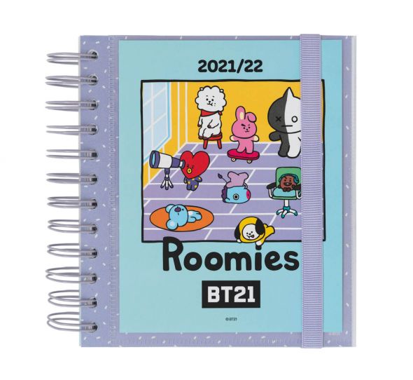 BT21 Roomies - dziennik A5 kalendarz 2021/2022
