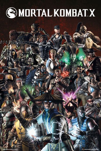 Mortal Kombat Characters - plakat