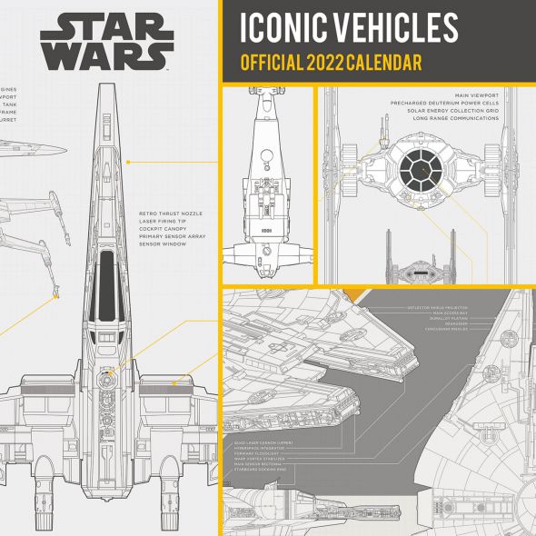 Star Wars Vehicles - kalendarz 2022