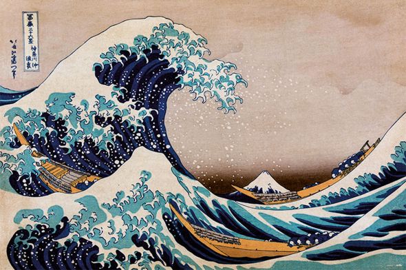 The Great Wave Off Kanagawa - plakat