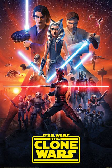 Star Wars The Clone Wars - plakat