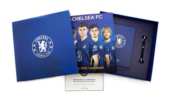 Chelsea FC - zestaw na prezent długopis, kalendarz, pamiętnik 2022