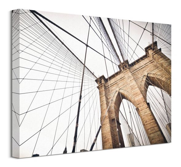 Brooklyn Bridge Pylon - obraz na płótnie