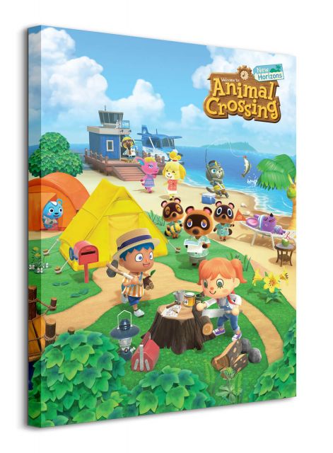Animal Crossing New Horizons Island Life - obraz na płótnie