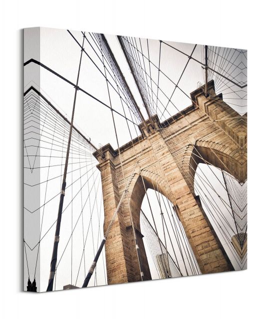 Brooklyn Bridge Pylon - obraz na płótnie