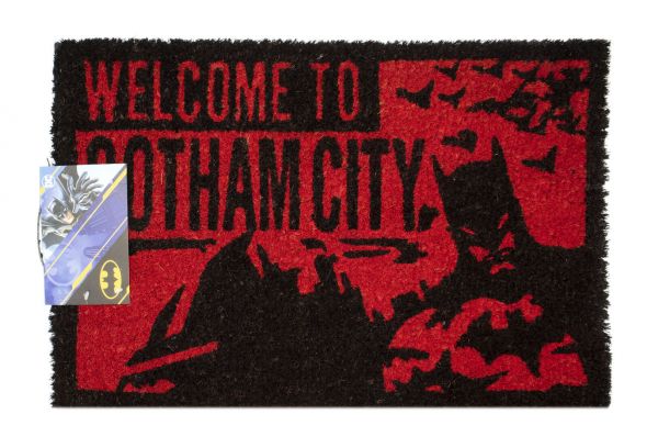Batman Red Welcome To Gotham - wycieraczka