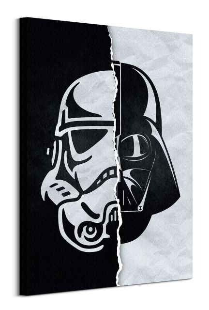Star Wars Storm Trooper/Darth Vader - obraz na płótnie