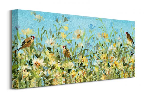 Garden Goldfinches - obraz na płótnie