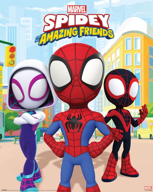 Spidey And His Amazing Friends Power Of 3 - plakat