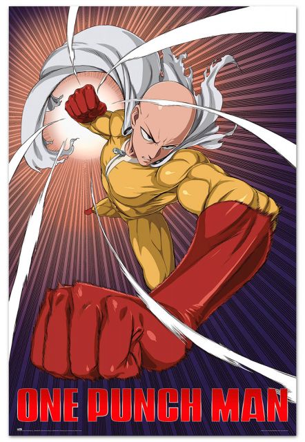 One Punch Man Saitama - plakat