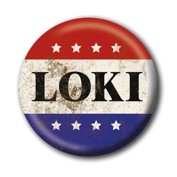 Loki Vote Loki - przypinka
