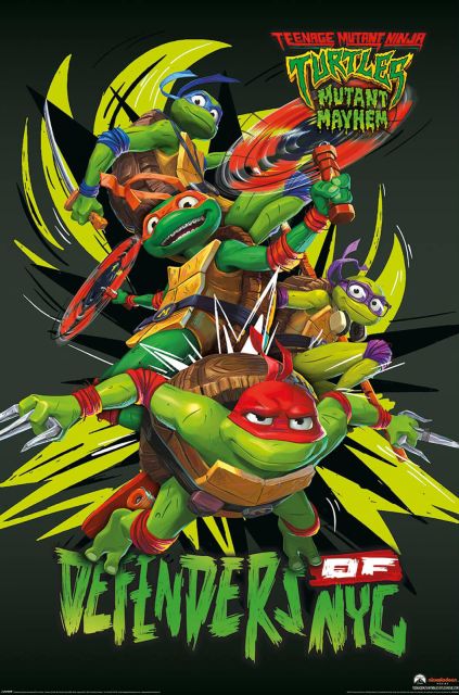 Teenage Mutant Ninja Turtles Mutant Mayhem Defenders - plakat