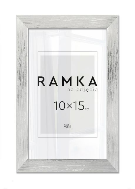 Ramka na zdjęcia 10x15 cm Srebrna