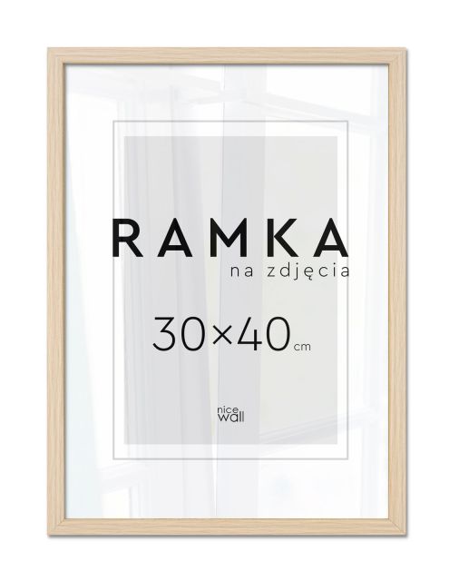 Ramka na zdjęcia 30x40 cm Buk