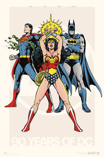 DC Comics 90th Anniversary - plakat