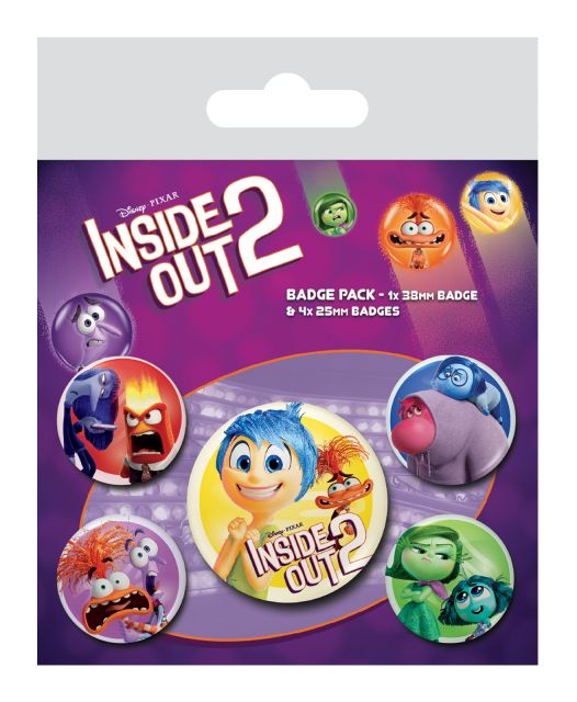 Inside Out 2 Emotional Duos - przypinki