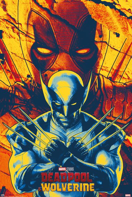 Deadpool and Wolverine Pose - plakat