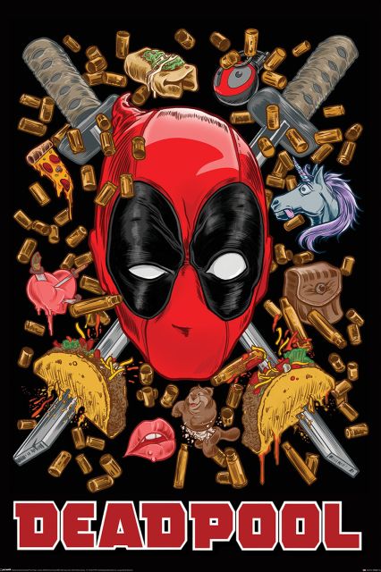 Deadpool Chimichanga - plakat