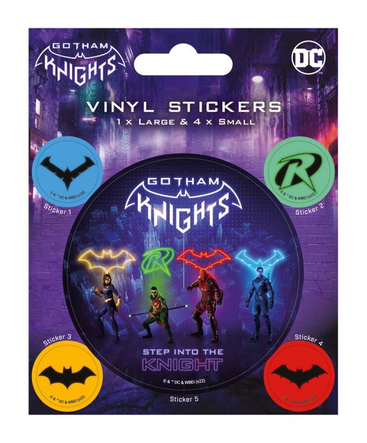 DC Gotham Knights Emblems - naklejki