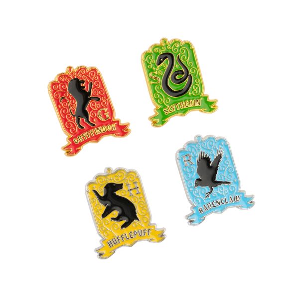 Harry Potter Hogwarts Houses - zestaw 4 przypinek