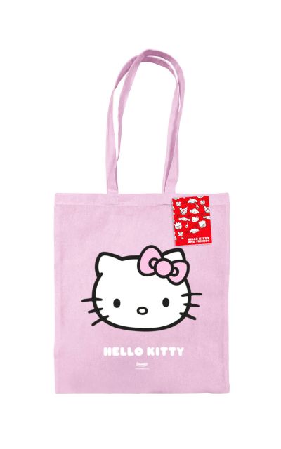 Hello Kitty Bow Pink - torba bawełniana