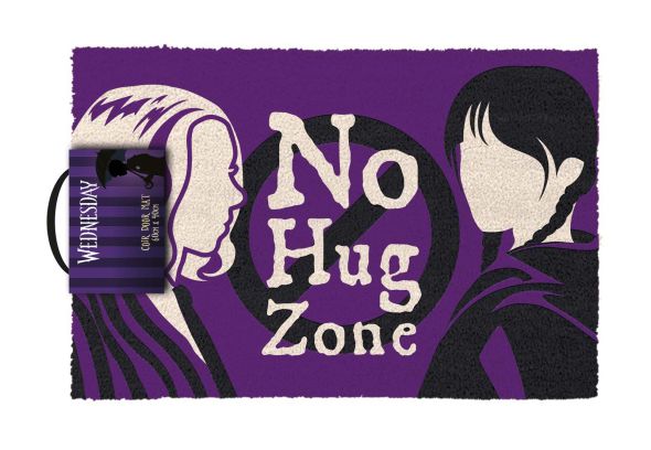 Wednesday No Hug Zone - wycieraczka