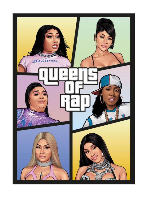 Queens Of Rap - pocztówka