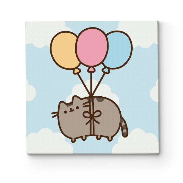 Pusheen (Balloons) - obraz na płótnie