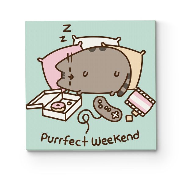 Pusheen (Purrfect Weekend) - obraz na płótnie