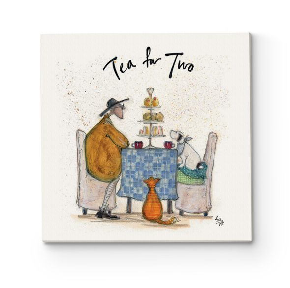 Obraz na płótnie zatytułowany Tea for Two autorstwa Sam Toft