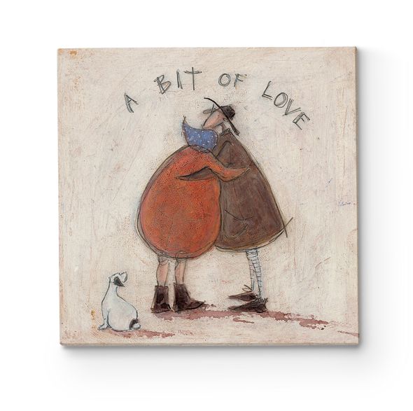 Musztardowie na canvasie A Bit of Love Sam Toft