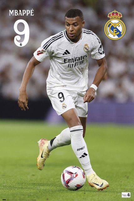 Real Madrid Mbappe 2024/2025 - plakat