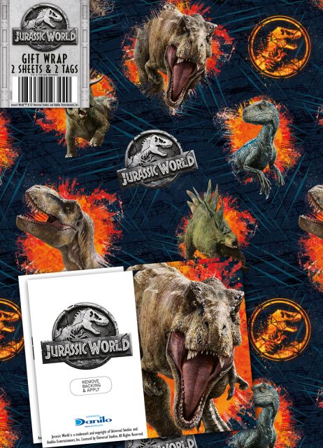 Jurassic World 2 - papier do pakowania