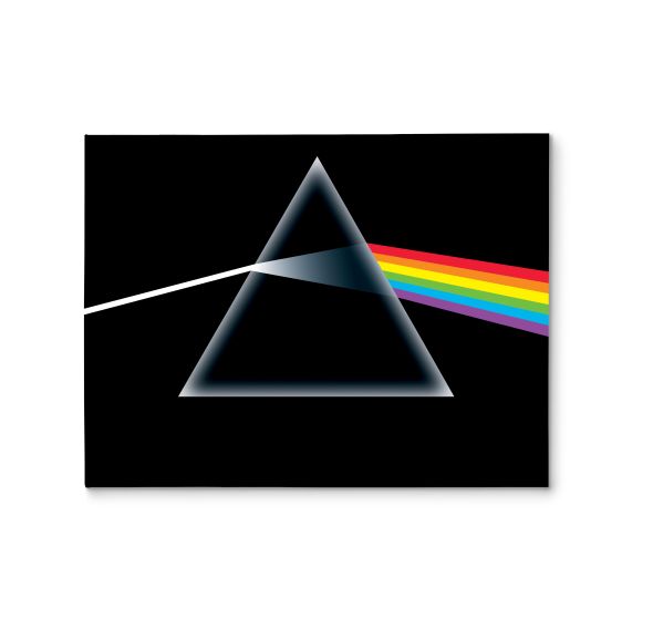 Obraz na płótnie przedstawia logo Pink Floyd