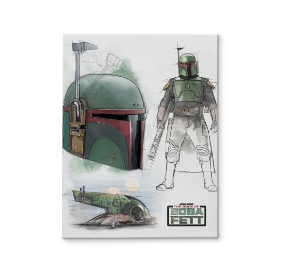 Star Wars The Book of Boba Fett Concept Sketches - obraz na płótnie