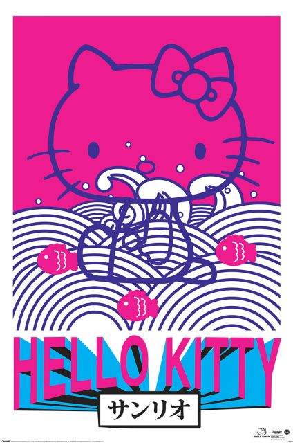 Hello Kitty Tokyo Rebel - plakat